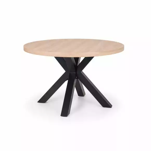 Julian Bowen Berwick Round Dining Table Oak - Image 2