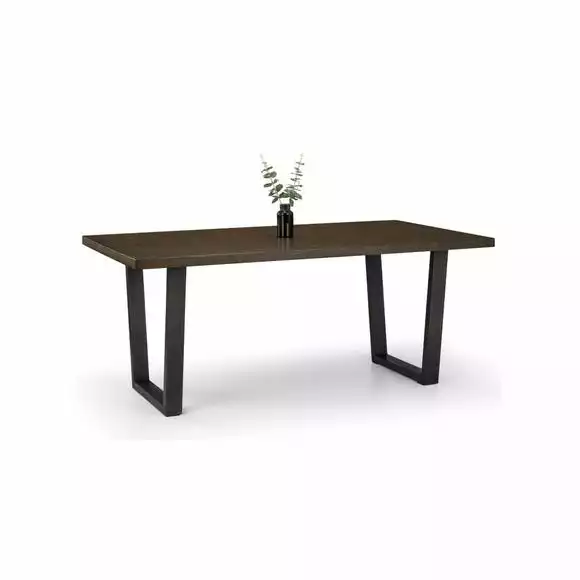 Julian Bowen Brooklyn Rectangular Dining Table Dark Oak - Image 2