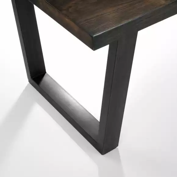 Julian Bowen Brooklyn Rectangular Dining Table Dark Oak - Image 4