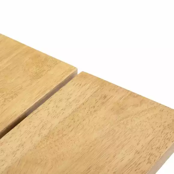 Julian Bowen Hockley Dining Bench Oak - Image 4