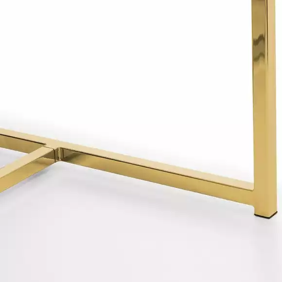 Julian Bowen Scala Rectangular Dining Table Gold - Image 5