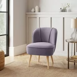 Dunelm Elsie Velvet Chair
