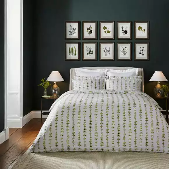 Dorma Flora Botanica Cotton Duvet Cover And Pillowcase Set - Image 2