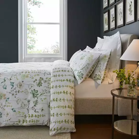 Dorma Flora Botanica Cotton Duvet Cover And Pillowcase Set - Image 3