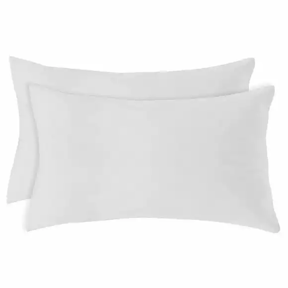 Hotel Cotton 200 Thread Count Standard Pillowcase Pair - Image 2
