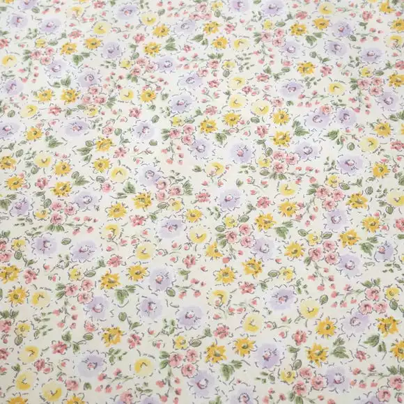 Dunelm Madeline Ditsy Purple Duvet Cover And Pillowcase Set - Image 5