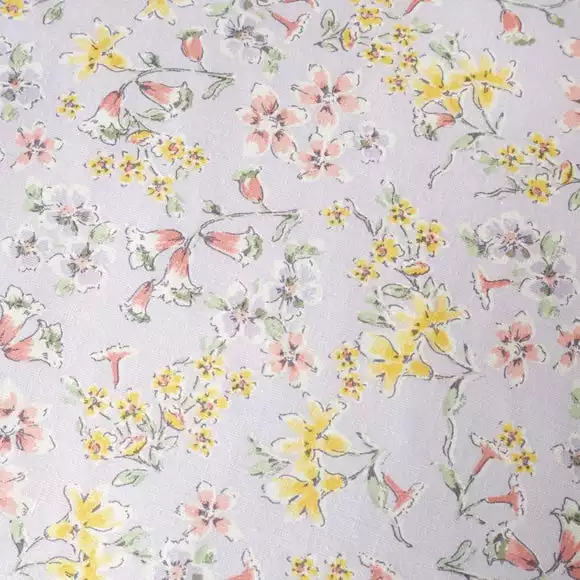 Dunelm Madeline Ditsy Purple Duvet Cover And Pillowcase Set - Image 6