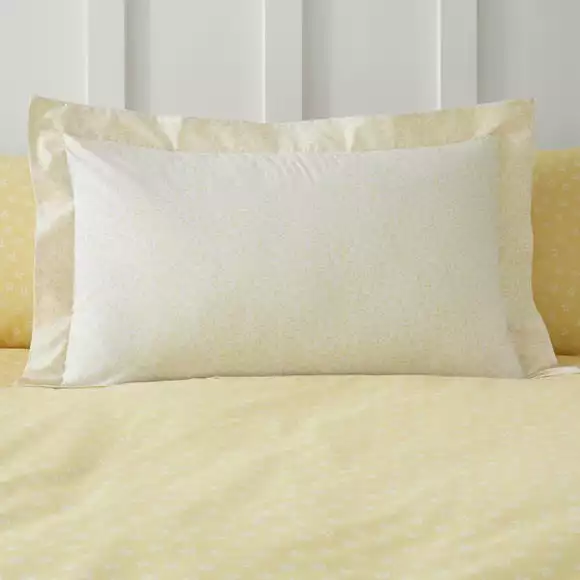 Dunelm Florrie Yellow Duvet Cover And Pillowcase Set - Image 4