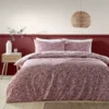 Dunelm Chartwell Red Duvet Cover And Pillowcase Set