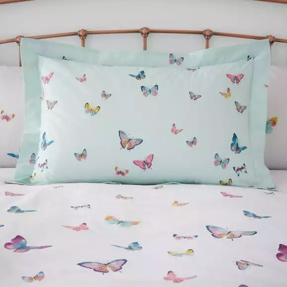 Dunelm Butterflies Duvet Cover And Pillowcase Set - Image 3
