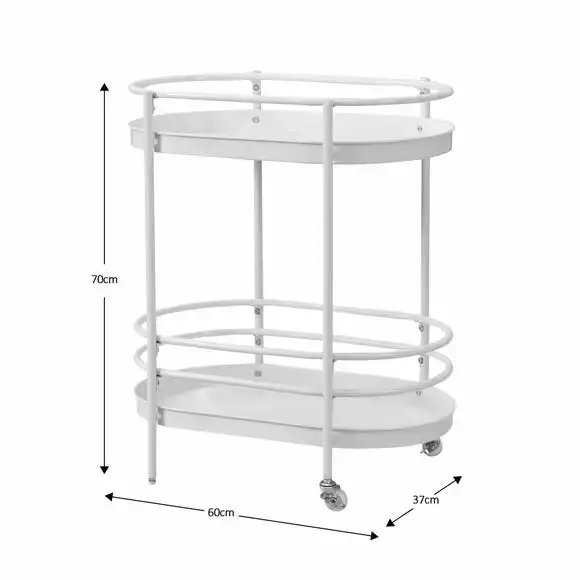 Dunelm Elements Freja Drinks Trolley - Image 5