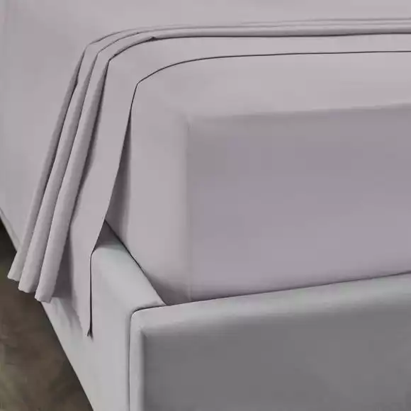 Dorma 300 Thread Count 100% Cotton Sateen Plain Fitted Sheet