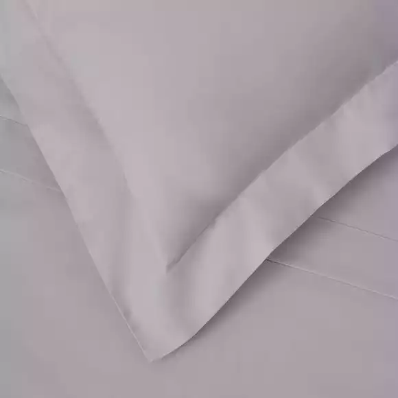 Dorma 300 Thread Count 100% Cotton Sateen Plain Continental Square Pillowcase - Image 3