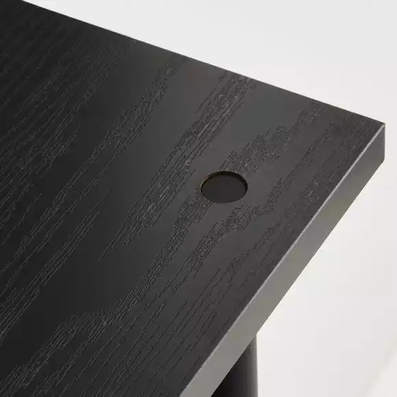 Dunelm Cole Console Table With LED Light Black - Image 3