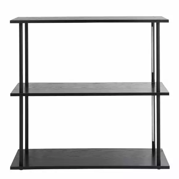 Dunelm Cole Console Table With LED Light Black - Image 4