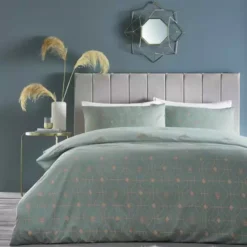 Furn Furn. Bee Deco Eau De Nil Duvet Cover And Pillowcase Set
