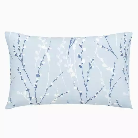 Dunelm Belle Blue Standard Pillowcase Pair - Image 3