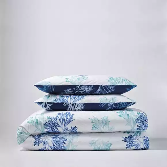 Natural History Museum Shoreline Blue Duvet Cover And Pillowcase Set - Image 6