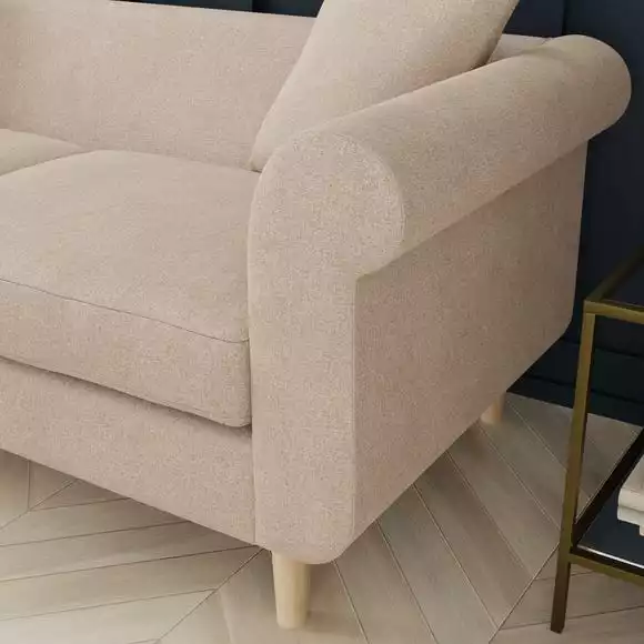 Dunelm Florrie 3 Seater Flatweave Sofa - Image 5