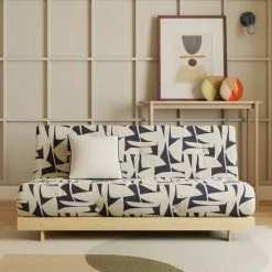 Dunelm Mito Klipp Double Futon Natural Frame