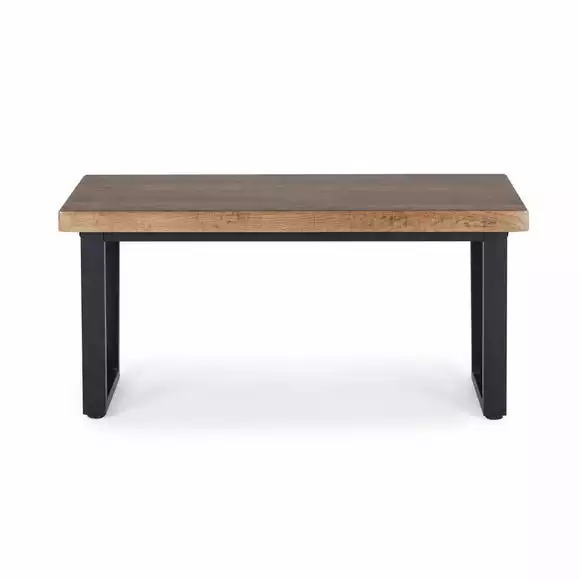 Dunelm Freddie Rustic Wood Long Side Table - Image 2