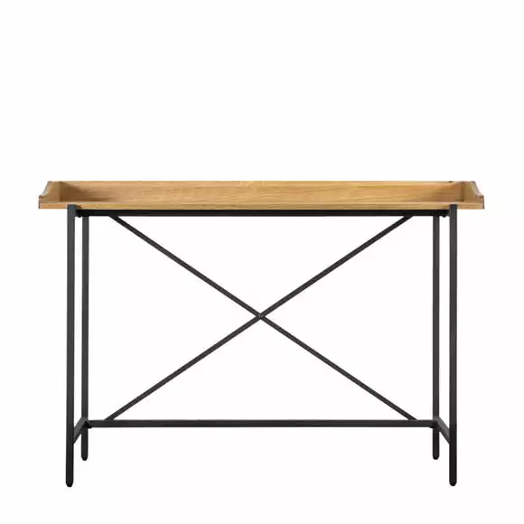 Cedar & Sage Newark Desk, Light Wood Effect - Image 3