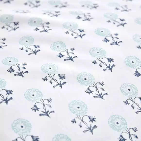 Dunelm Prisha Floral Navy Reversible Duvet Cover And Pillowcase Set - Image 5