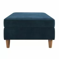 Dorel Hartford Chenille Storage Ottoman