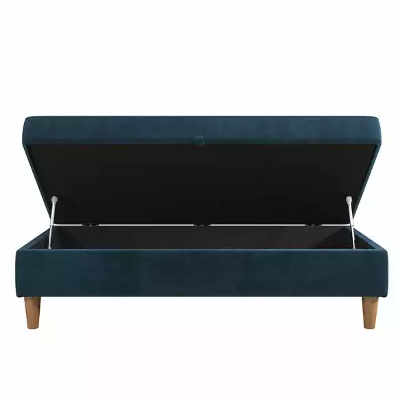 Dorel Hartford Chenille Storage Ottoman - Image 5