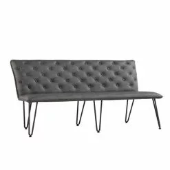 Kettle Sebastian Studded Back 140cm Bench