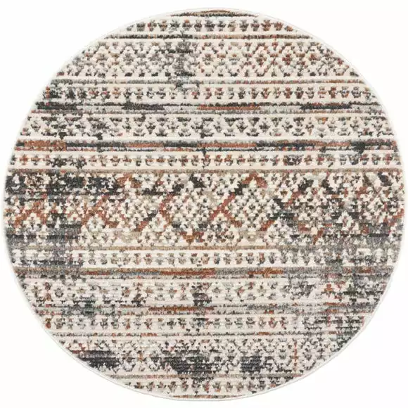 Dunelm Spencer Flatweave Circle Rug - Image 2
