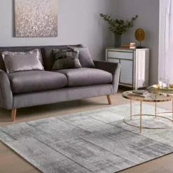 Dunelm Prague Chenille Rug