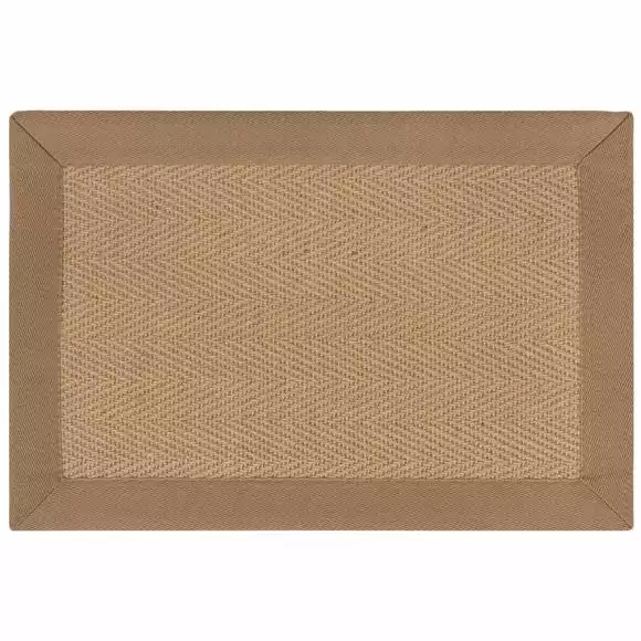 Dunelm Herringbone Jute Border Doormat - Image 2