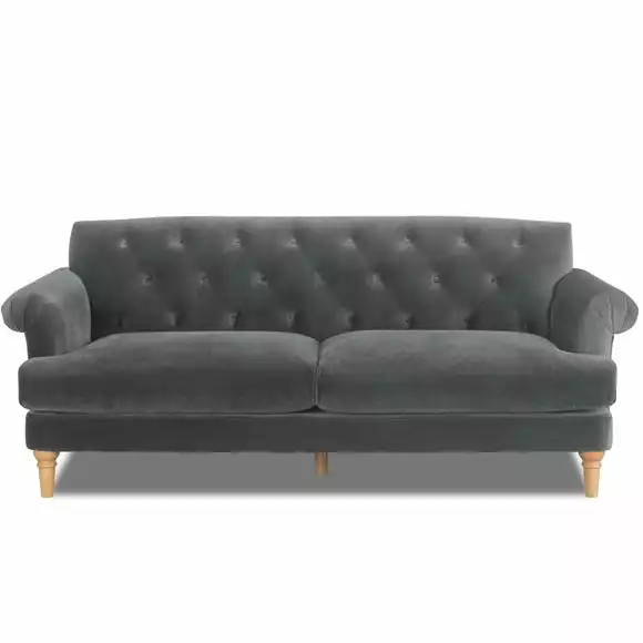 Leader Lifestyle Jazz Velvet 3 Seater Sofa - Image 4
