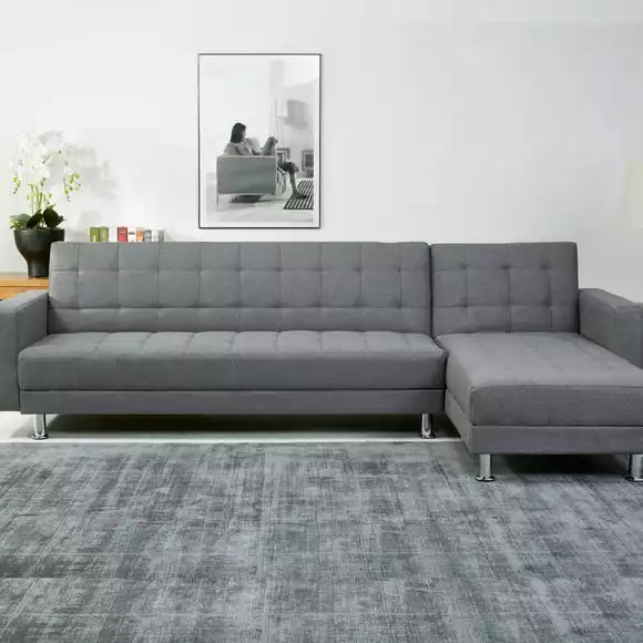 Leader Lifestyle Lukas 4 Seater Corner Sofa Bed