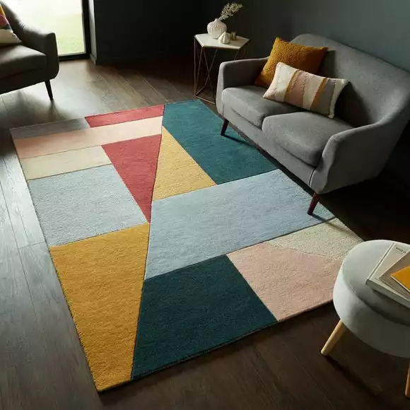 Dunelm Alwyn Geometric Rug