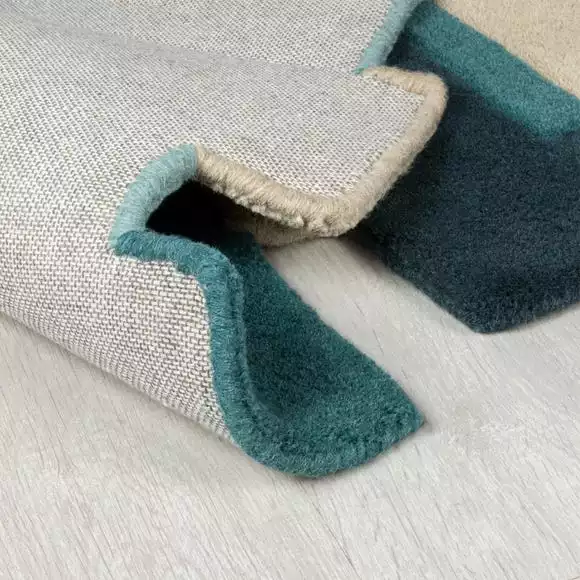 Flair Abstract Collage Wool Runner - Image 5