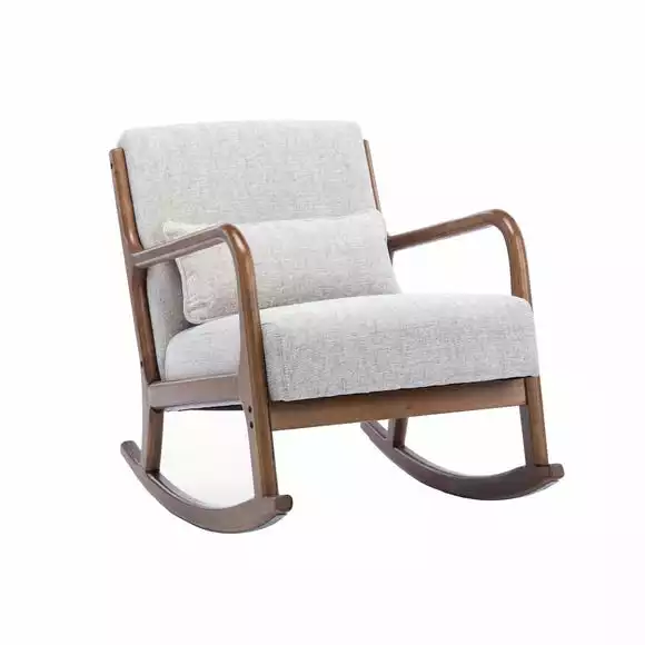 Kyoto Khali Chenille Rocking Chair - Image 3