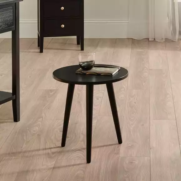 Pacific Lifestyle Pacific Chelmsford Side Table, Black Painted Pine