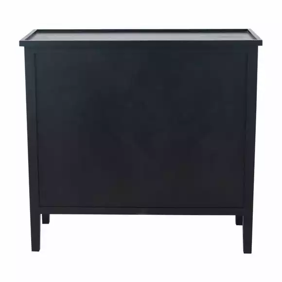 Pacific Lifestyle Pacific Chelmsford 4 Drawer Chest, Black Painted Pine - Image 4
