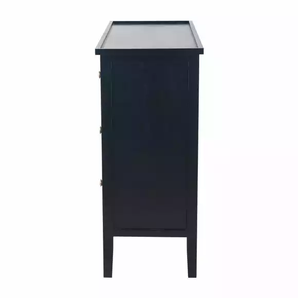 Pacific Lifestyle Pacific Chelmsford 4 Drawer Chest, Black Painted Pine - Image 5