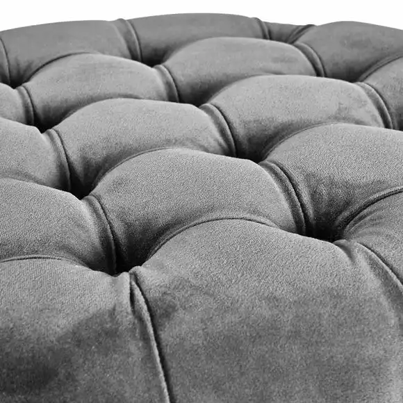 Pacific Lifestyle Pacific Alena Velvet Footstool - Image 4