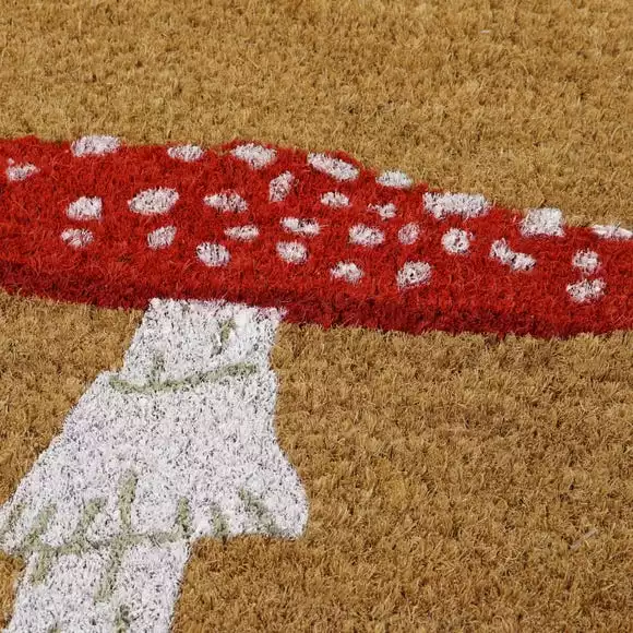 JVL Eco Latex Toadstool Coir Doormat - Image 3