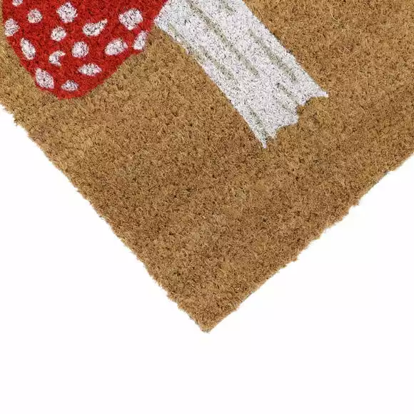 JVL Eco Latex Toadstool Coir Doormat - Image 4
