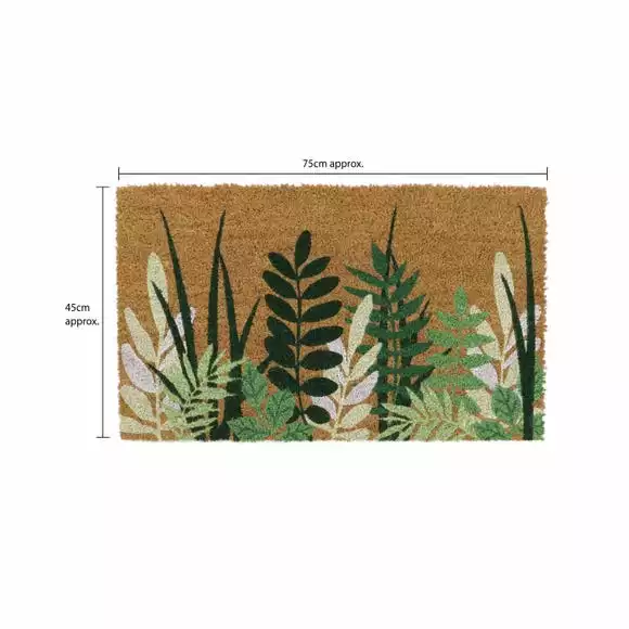 JVL Eco Latex Greenery Coir Doormat - Image 6