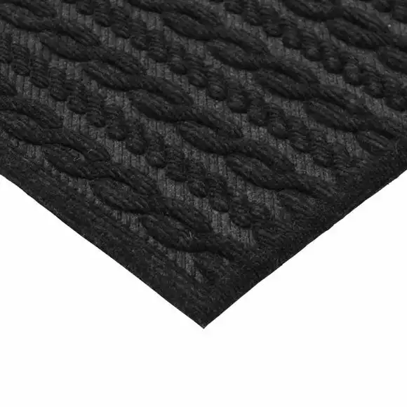 JVL Cable Knit Indoor Doormat - Image 4