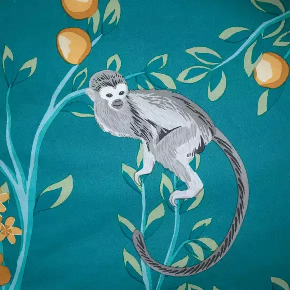Catherine Lansfield Tropic Monkey Duvet Cover & Pillowcase Set - Image 4