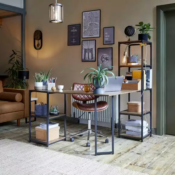 Dunelm Modular Fulton Desk Shelving Unit