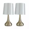 Dunelm Rimini Set Of 2 Cream Touch Dimmable Lamps